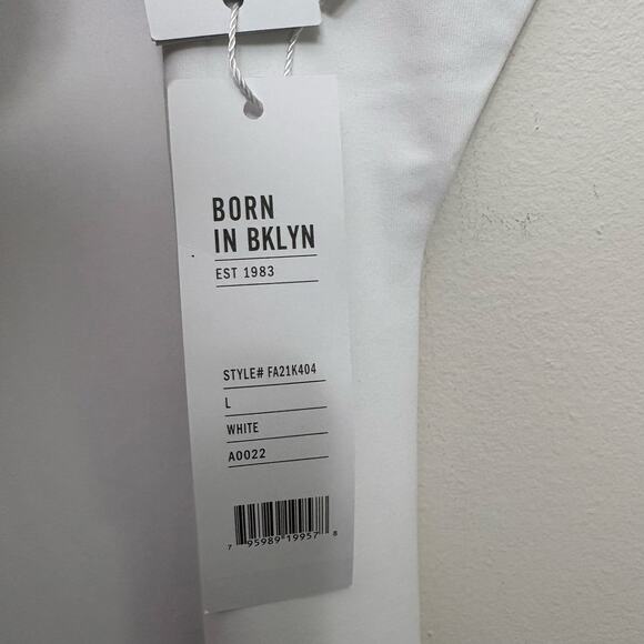 525 women’s NWT’s bodycon white midi dress. Size large - Picture 5 of 6